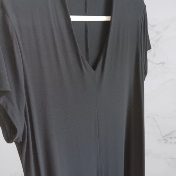 Eileen Fisher 1X Black Knit Dress - Picture 3 of 8